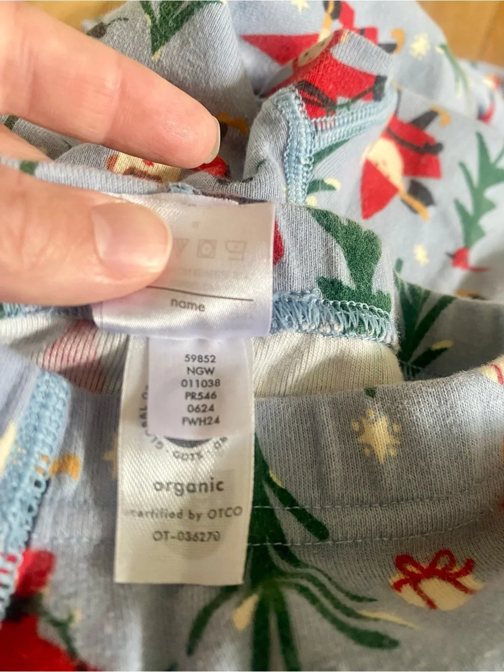 Hanna Andersson HannaJams Long John Pajama Set Holiday Harvest Size 130 cm US 8